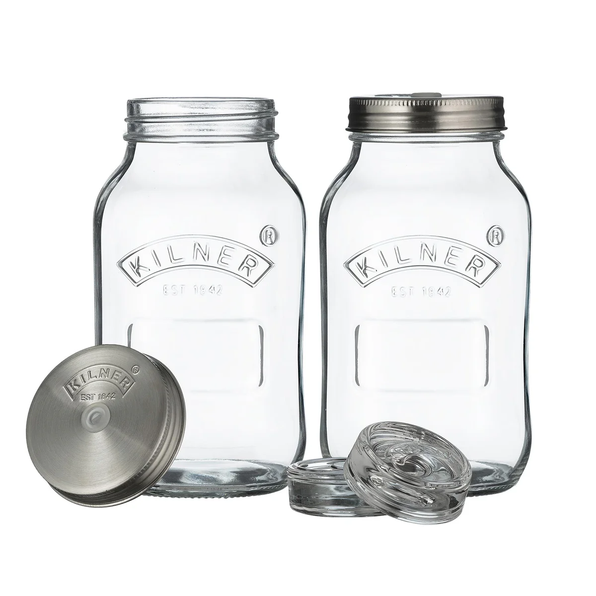 Fermentier Set 1 Liter - 2 Gläser