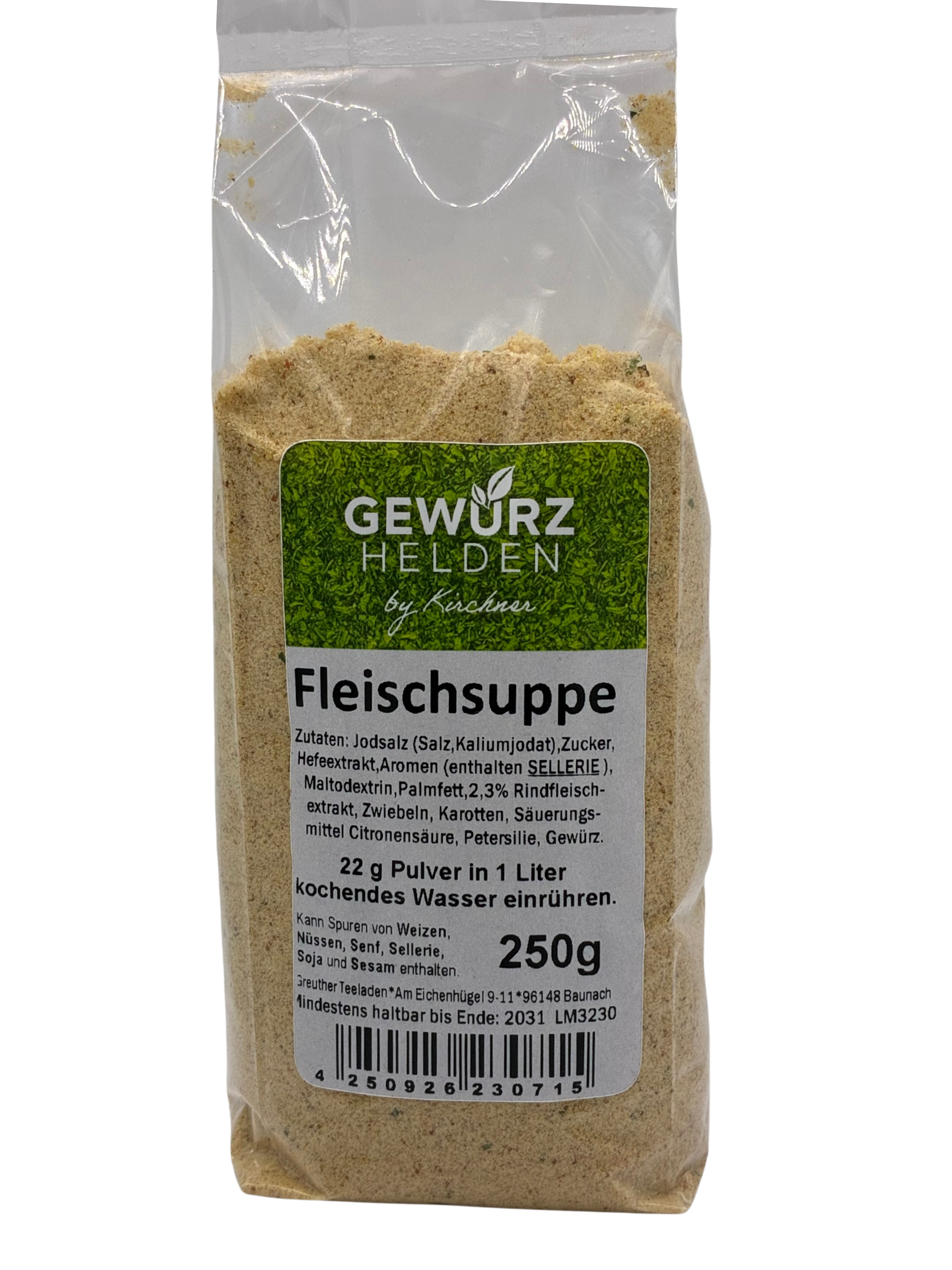 Fleischsuppe
