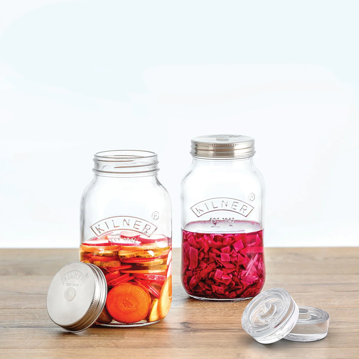 Fermentier Set 1 Liter - 2 Gläser