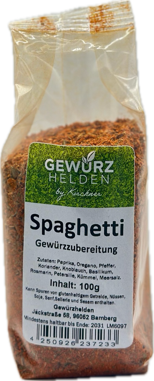 Spaghetti Gewürzzubereitung