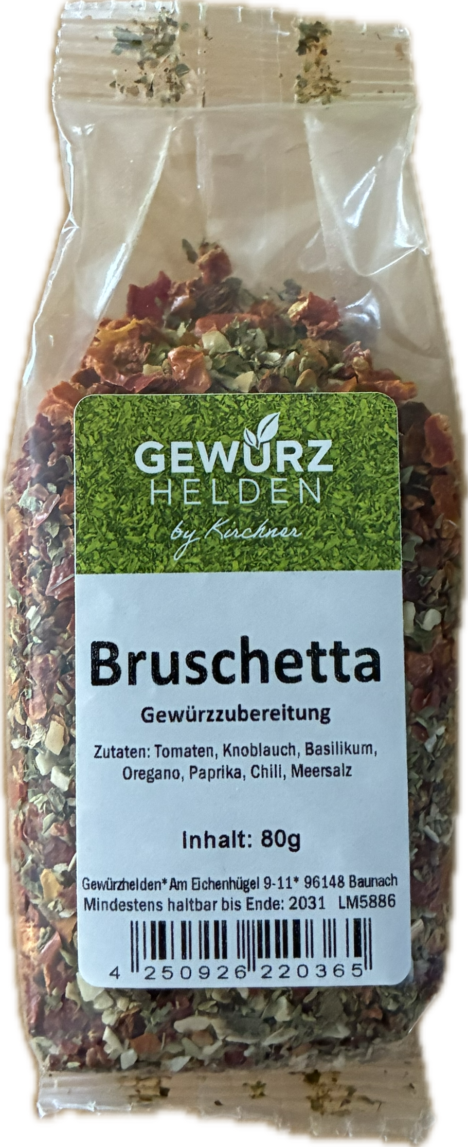Bruschetta Gewürzzubereitung