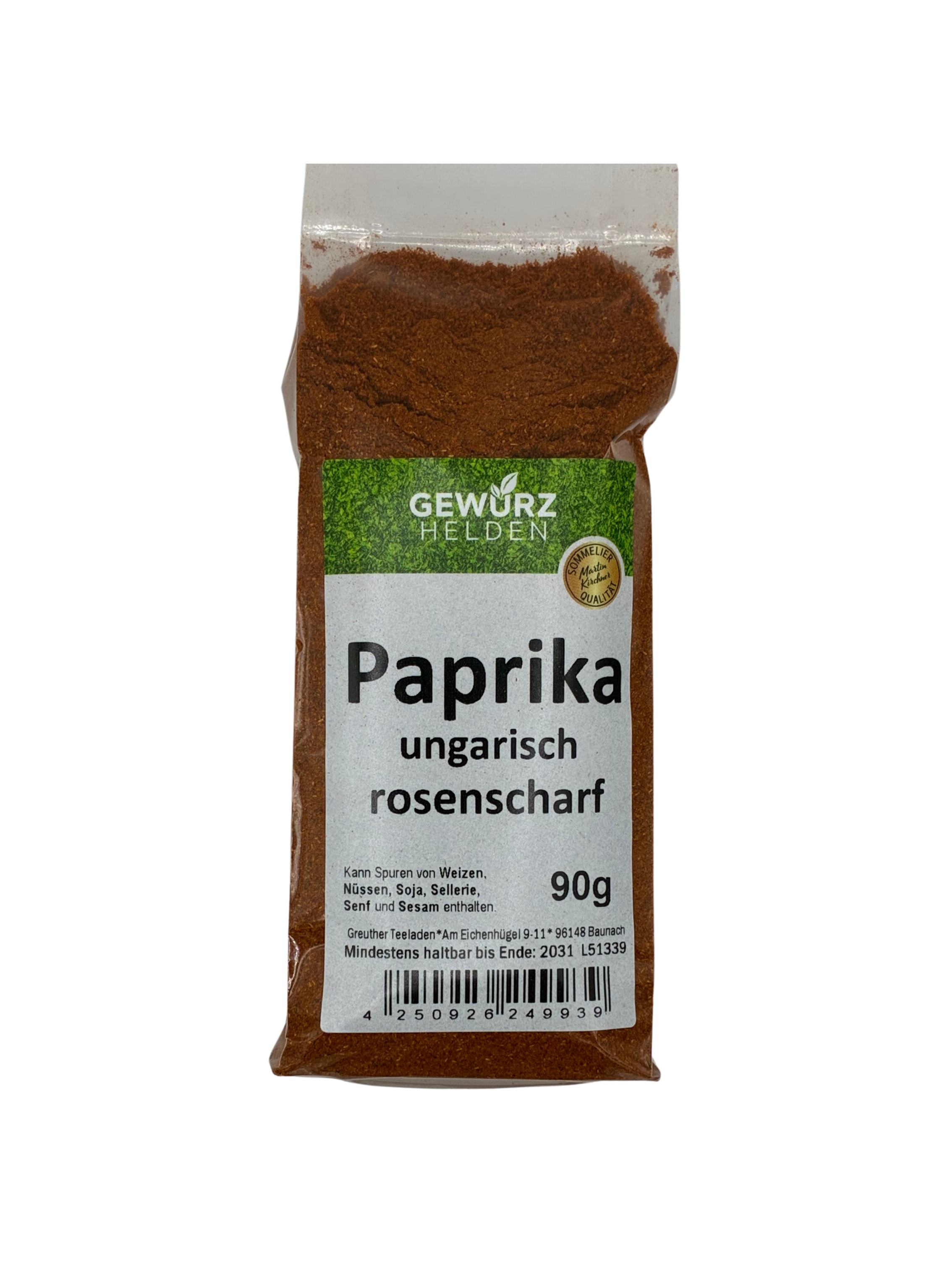 Paprika ungarisch rosenscharf