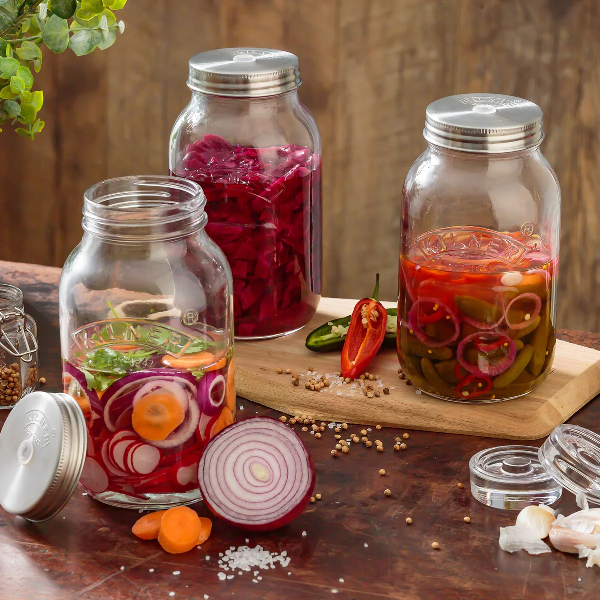 Fermentier Set 1 Liter - 2 Gläser
