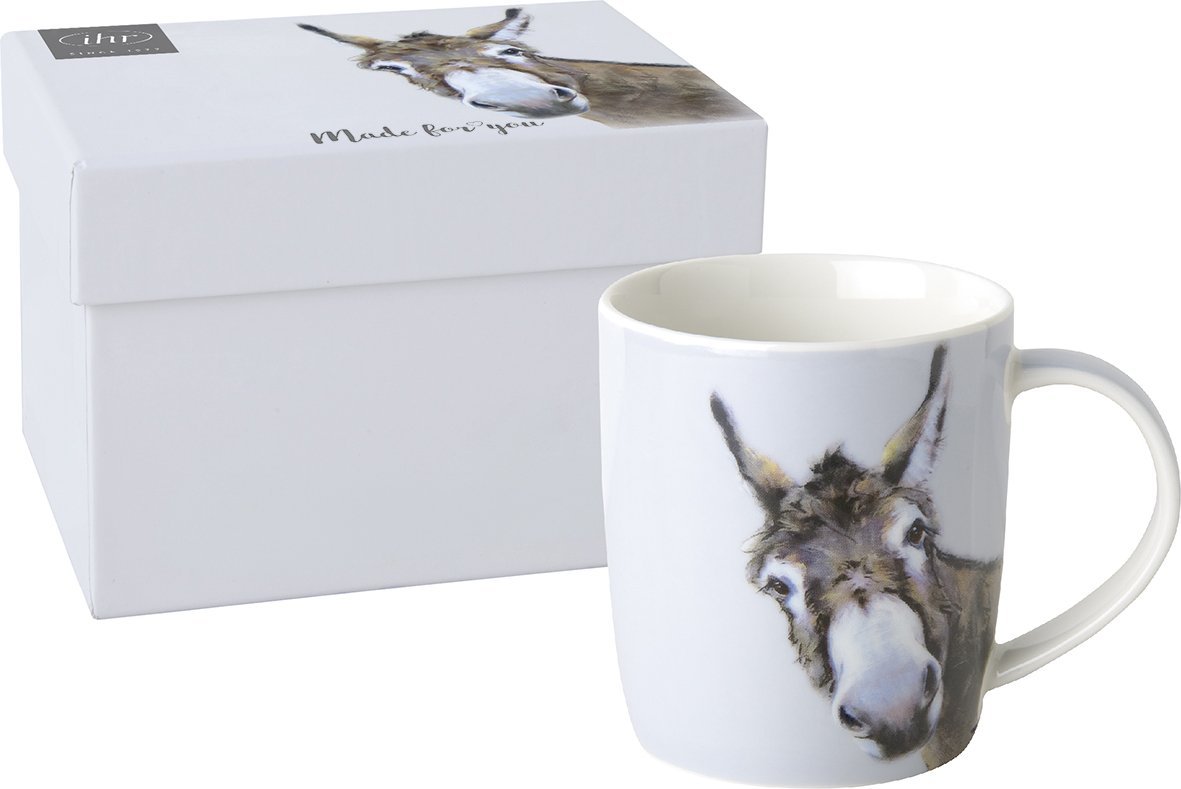 Porzellanbecher DONKEY GONZO grey