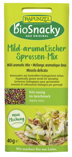 BIO Snacky Mild-aromatischer Sprossen-Mix 40 g